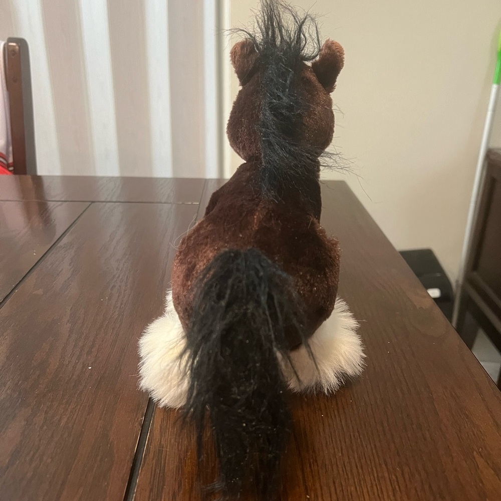 Ganz Webkinz Clydesdale Horse HM139 Plush Stuffed Animal - Picture 3 of 11